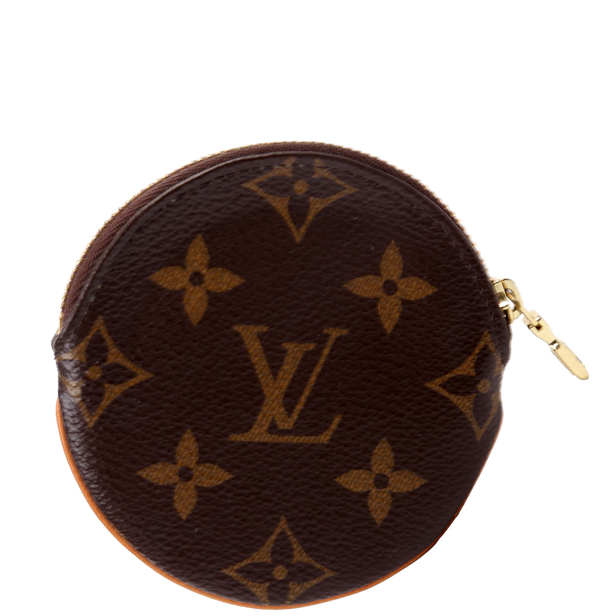 Louis-Vuitton Round Coin Purse Monogram