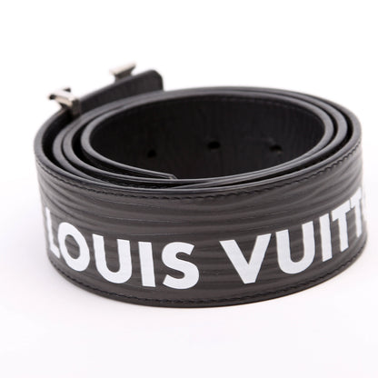 Louis-Vuitton LV Initiales MM Epi/Shadow Monogram Belt Size / Black