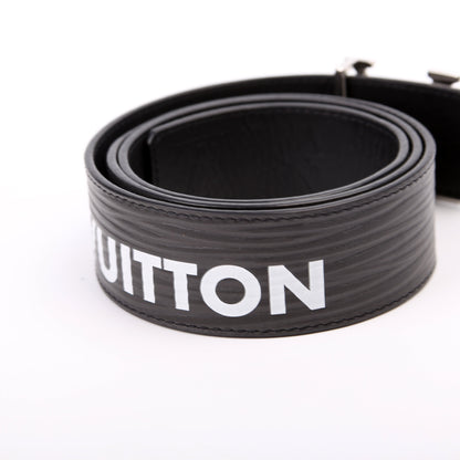 Louis-Vuitton LV Initiales MM Epi/Shadow Monogram Belt Size / Black
