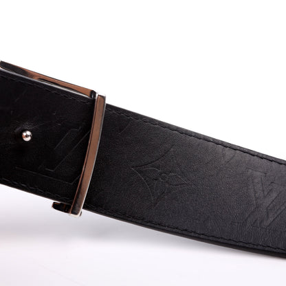 Louis-Vuitton LV Initiales MM Epi/Shadow Monogram Belt Size / Black
