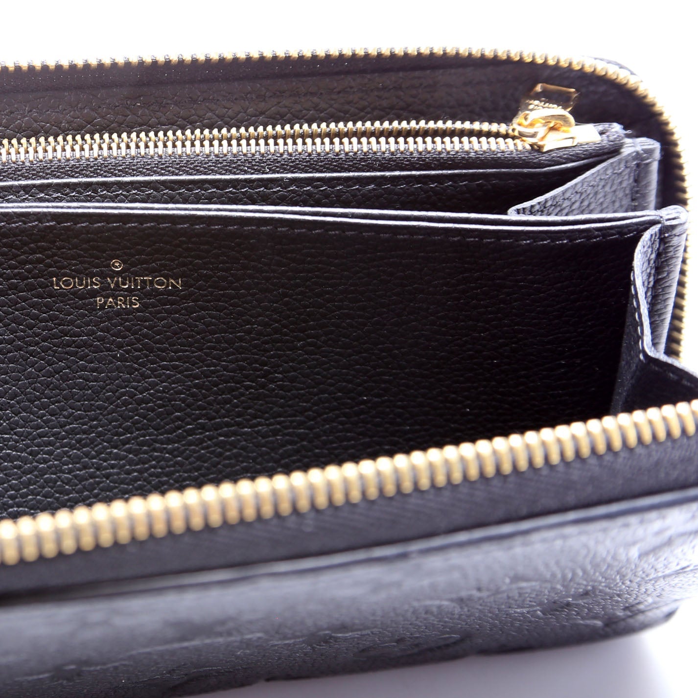 Louis-Vuitton Zippy Wallet Empreinte Black