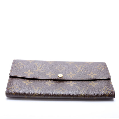 Louis-Vuitton Porte Tresor Sarah Wallet Monogram