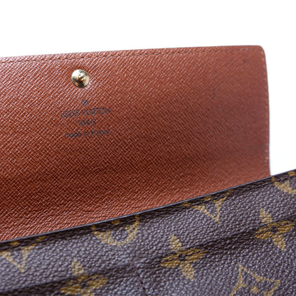Louis-Vuitton Porte Tresor Sarah Wallet Monogram