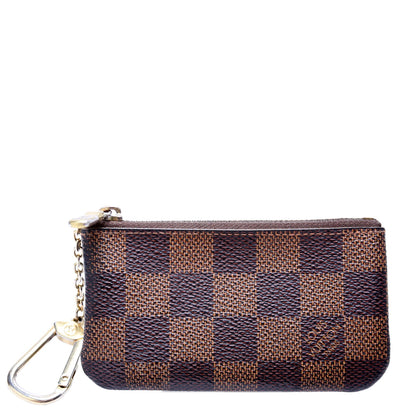 Louis-Vuitton Pochette Cles Damier Ebene