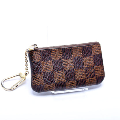 Louis-Vuitton Pochette Cles Damier Ebene