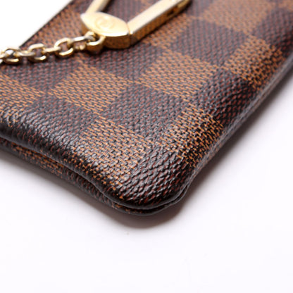 Louis-Vuitton Pochette Cles Damier Ebene