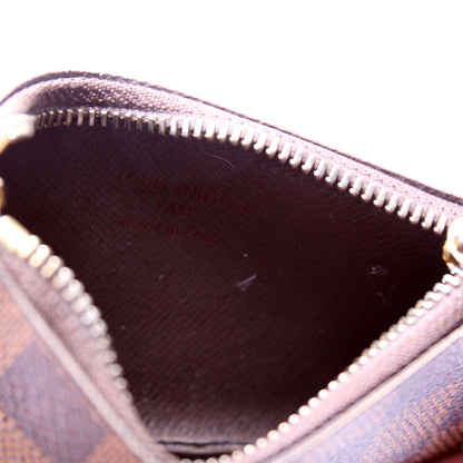 Louis-Vuitton Pochette Cles Damier Ebene