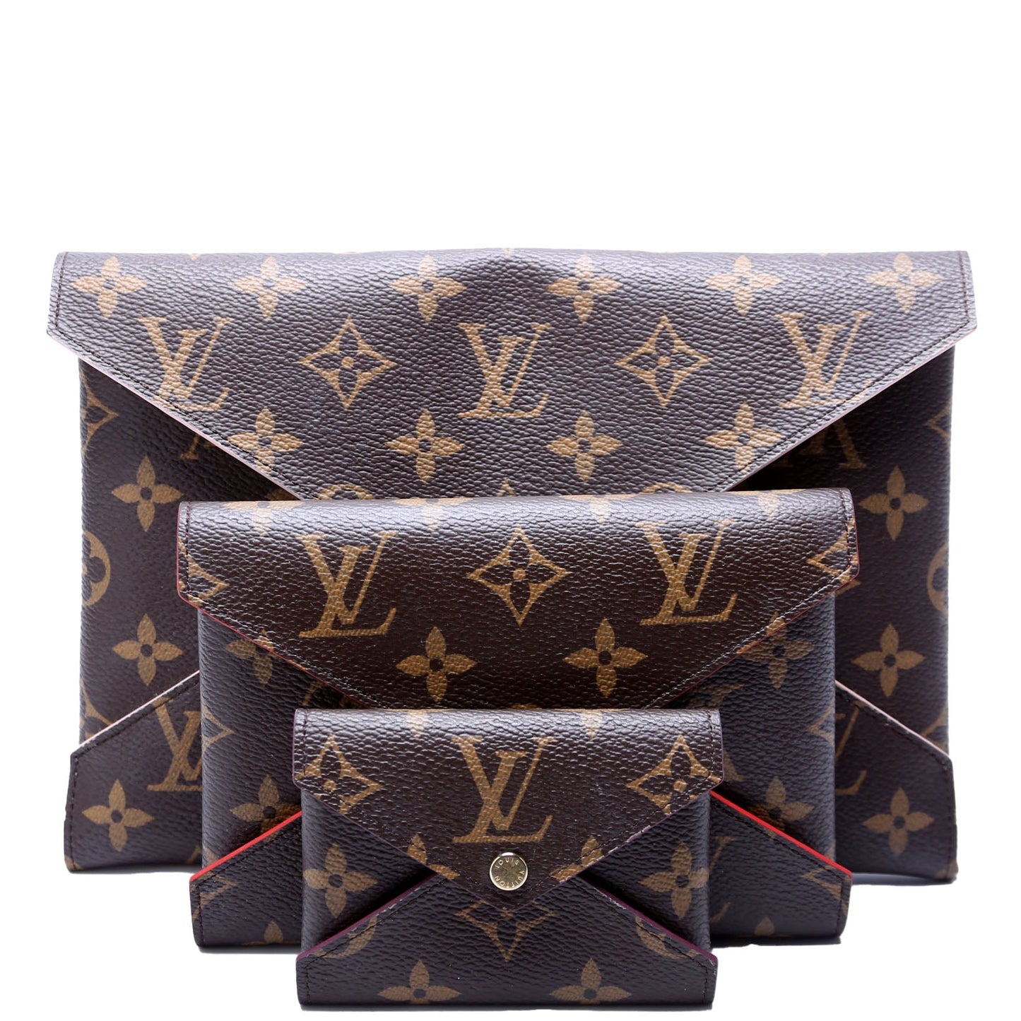 Louis-Vuitton Pochette Kirigami -Piece Red/Pink