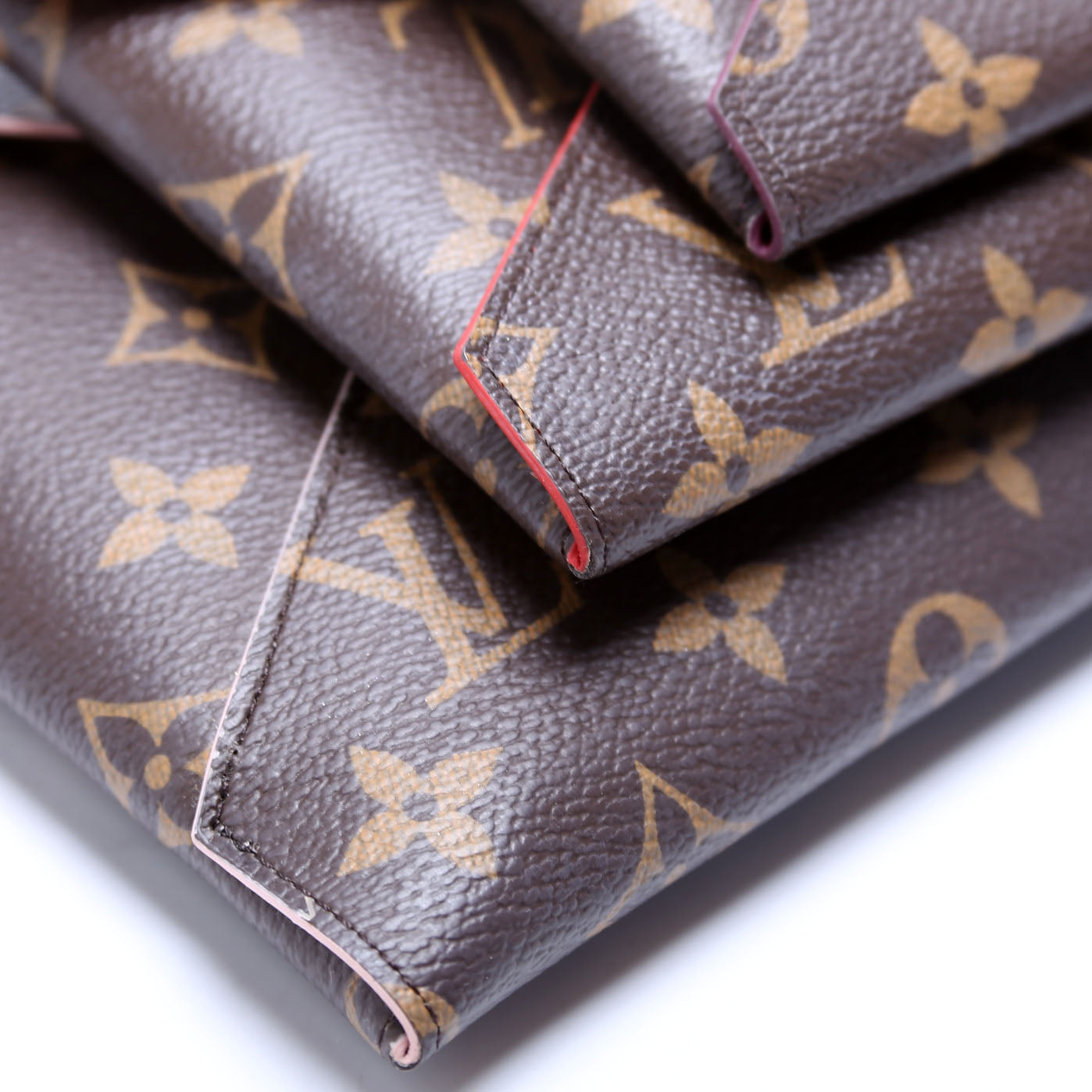 Louis-Vuitton Pochette Kirigami -Piece Red/Pink