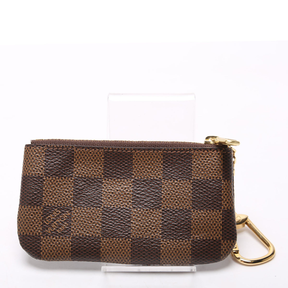 Louis-Vuitton Pochette Cles Damier Ebene