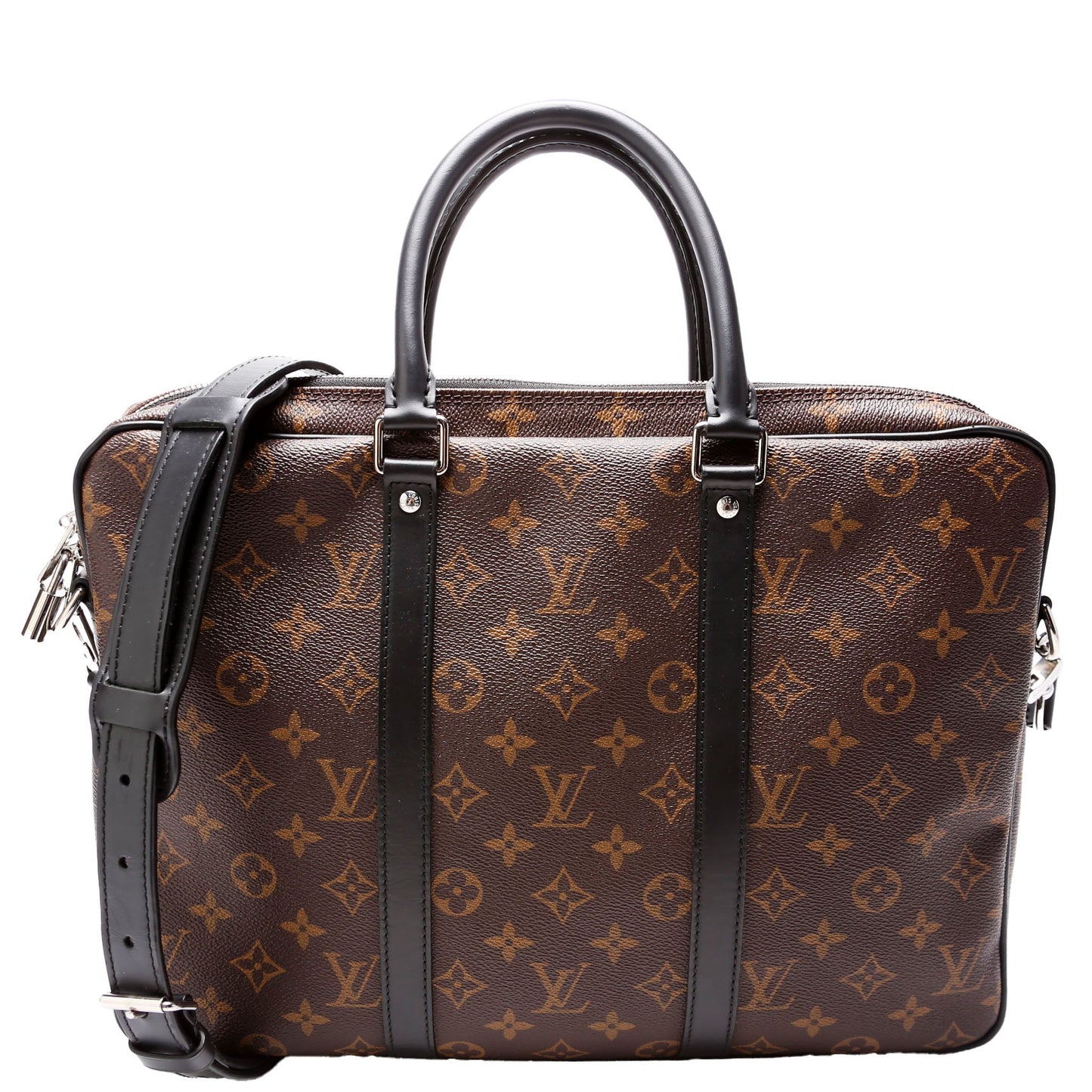 Louis-Vuitton Porte Documents Voyage PM Macassar