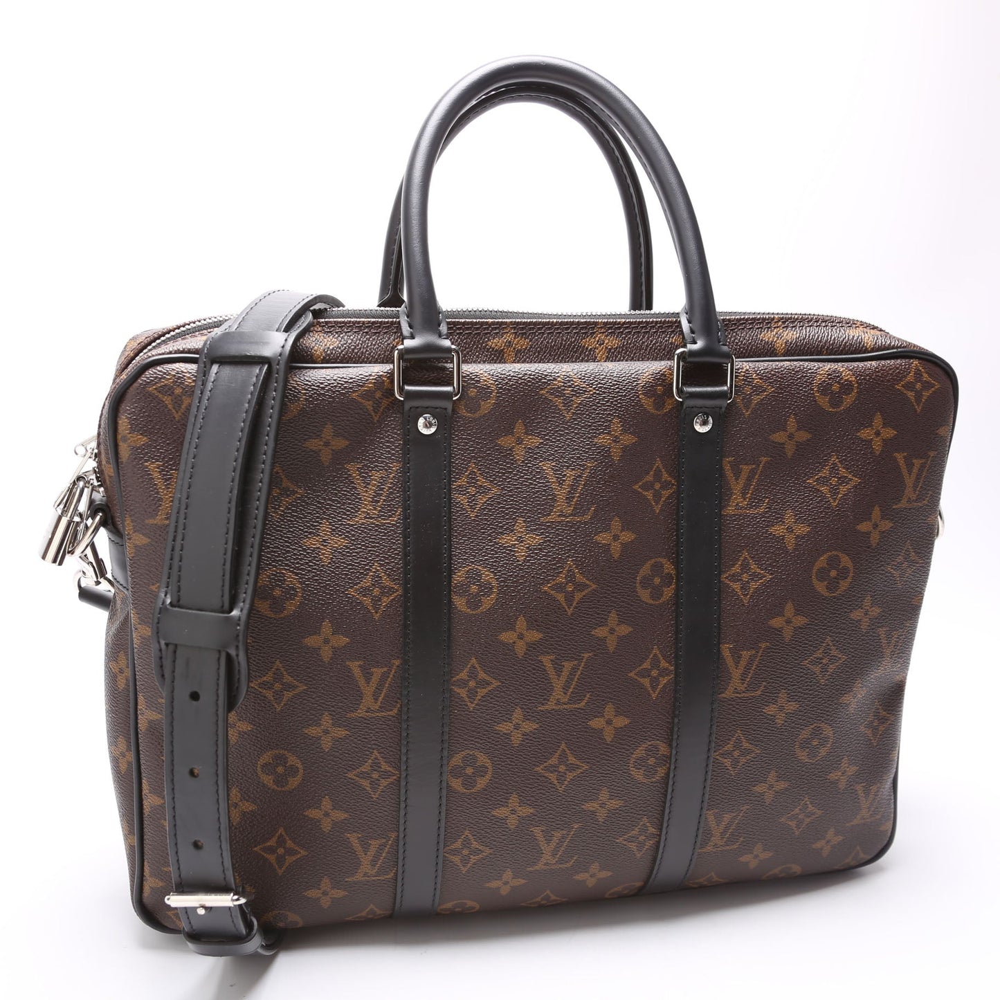 Louis-Vuitton Porte Documents Voyage PM Macassar