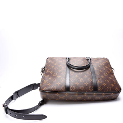 Louis-Vuitton Porte Documents Voyage PM Macassar