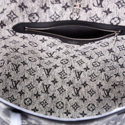 Louis-Vuitton Neverfull W/Wallet MM Monogram Denim Jacquard
