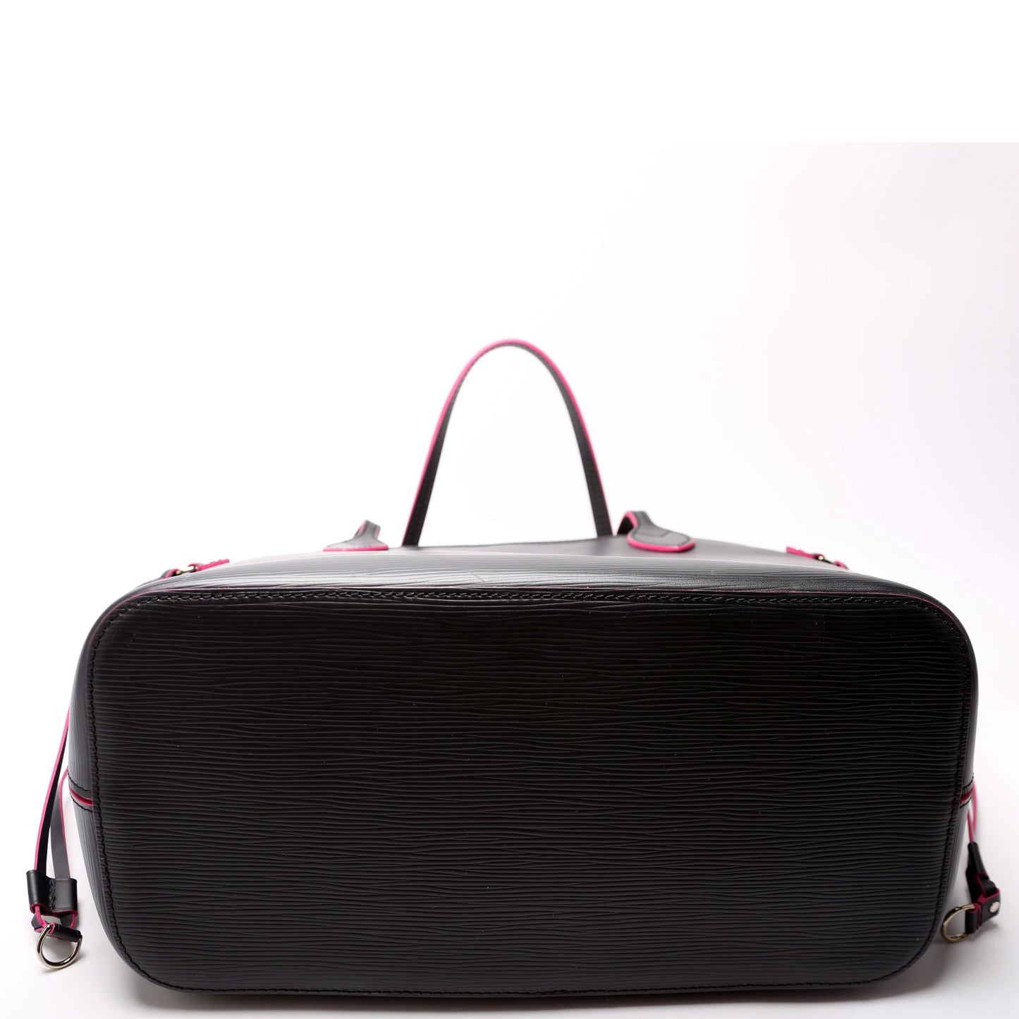 Louis-Vuitton Neverfull W/Wallet MM Epi Black