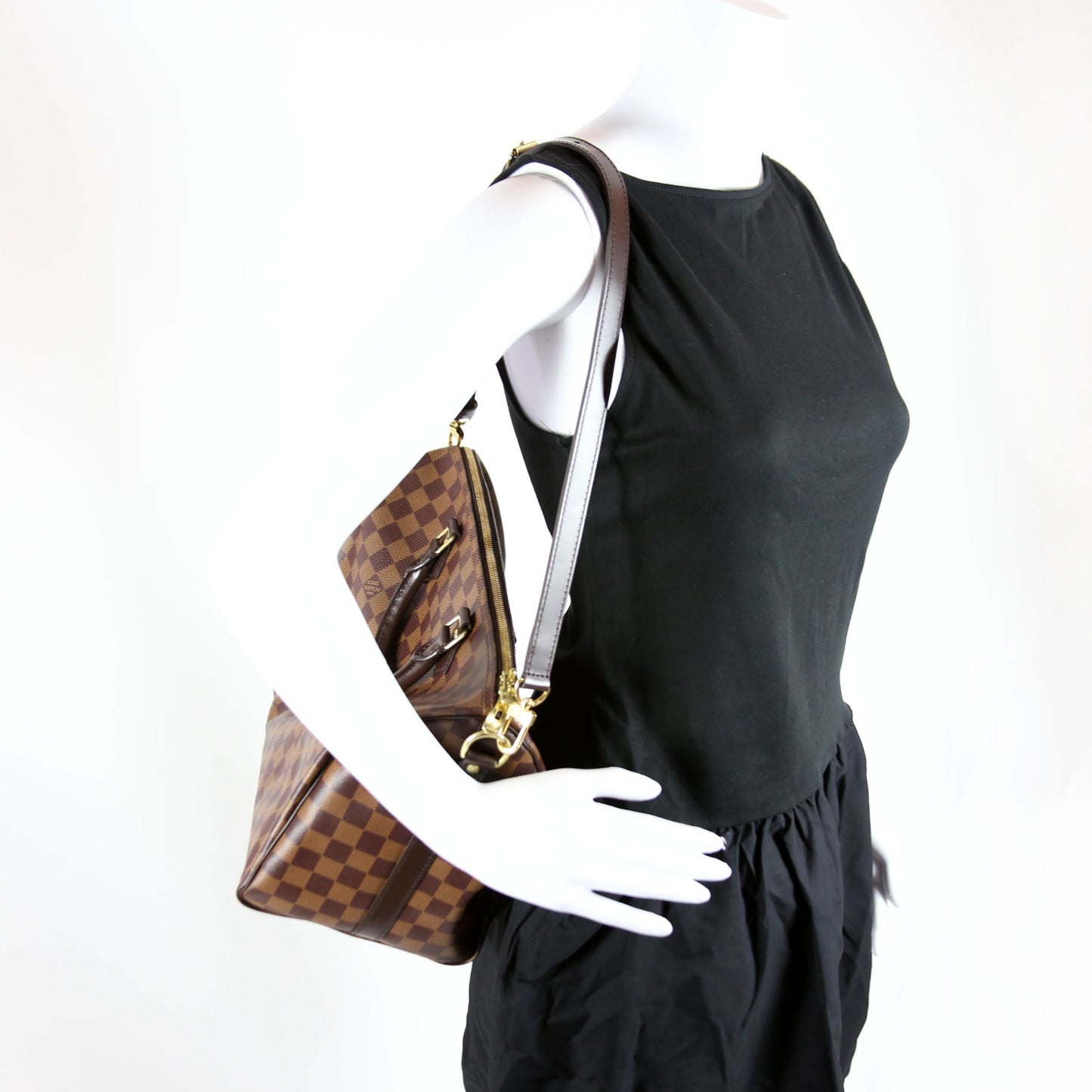 Louis-Vuitton Speedy  Bandouliere Damier Ebene