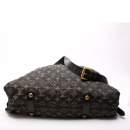 Louis-Vuitton Neo Cabby MM Denim Black