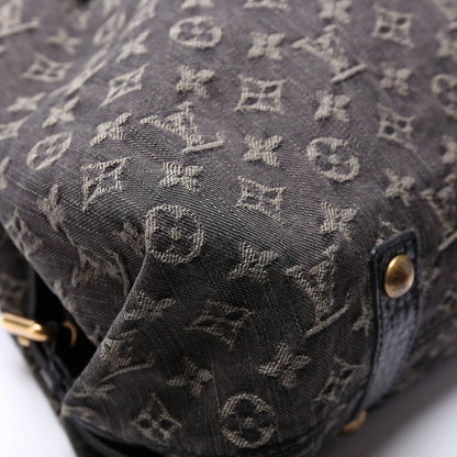 Louis-Vuitton Neo Cabby MM Denim Black