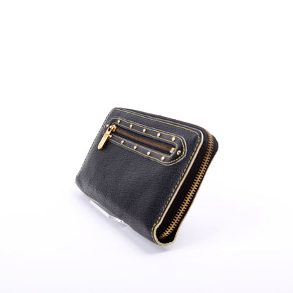 Louis-Vuitton Zippy Wallet Suhali Black