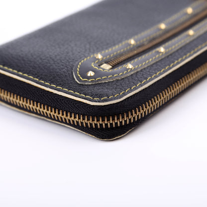 Louis-Vuitton Zippy Wallet Suhali Black