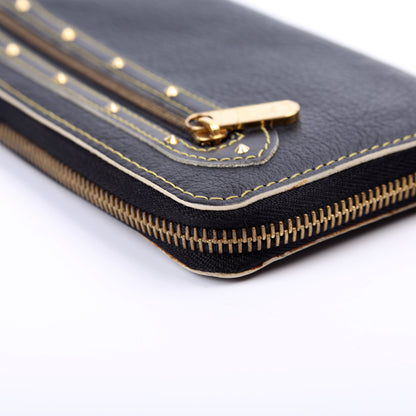 Louis-Vuitton Zippy Wallet Suhali Black