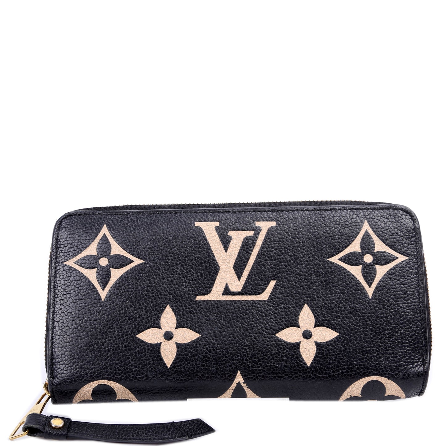 Louis-Vuitton Zippy Wallet Bicolor Empreinte Black