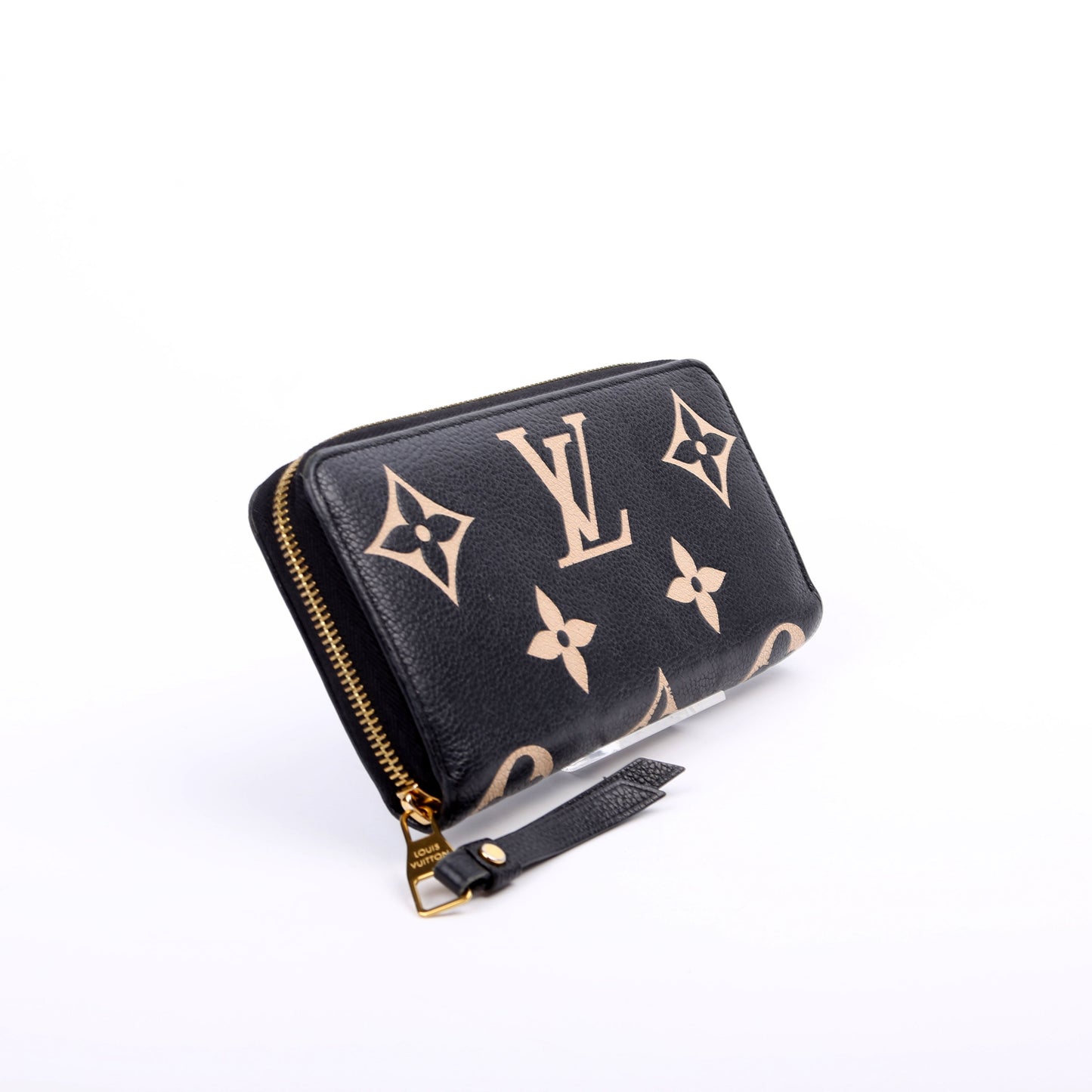 Louis-Vuitton Zippy Wallet Bicolor Empreinte Black