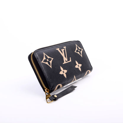 Louis-Vuitton Zippy Wallet Bicolor Empreinte Black