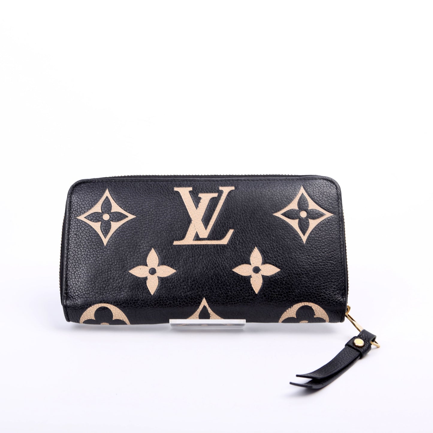 Louis-Vuitton Zippy Wallet Bicolor Empreinte Black