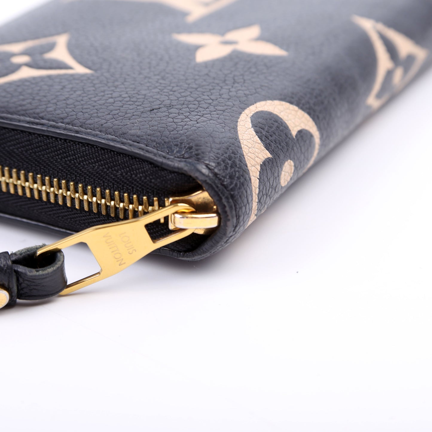 Louis-Vuitton Zippy Wallet Bicolor Empreinte Black