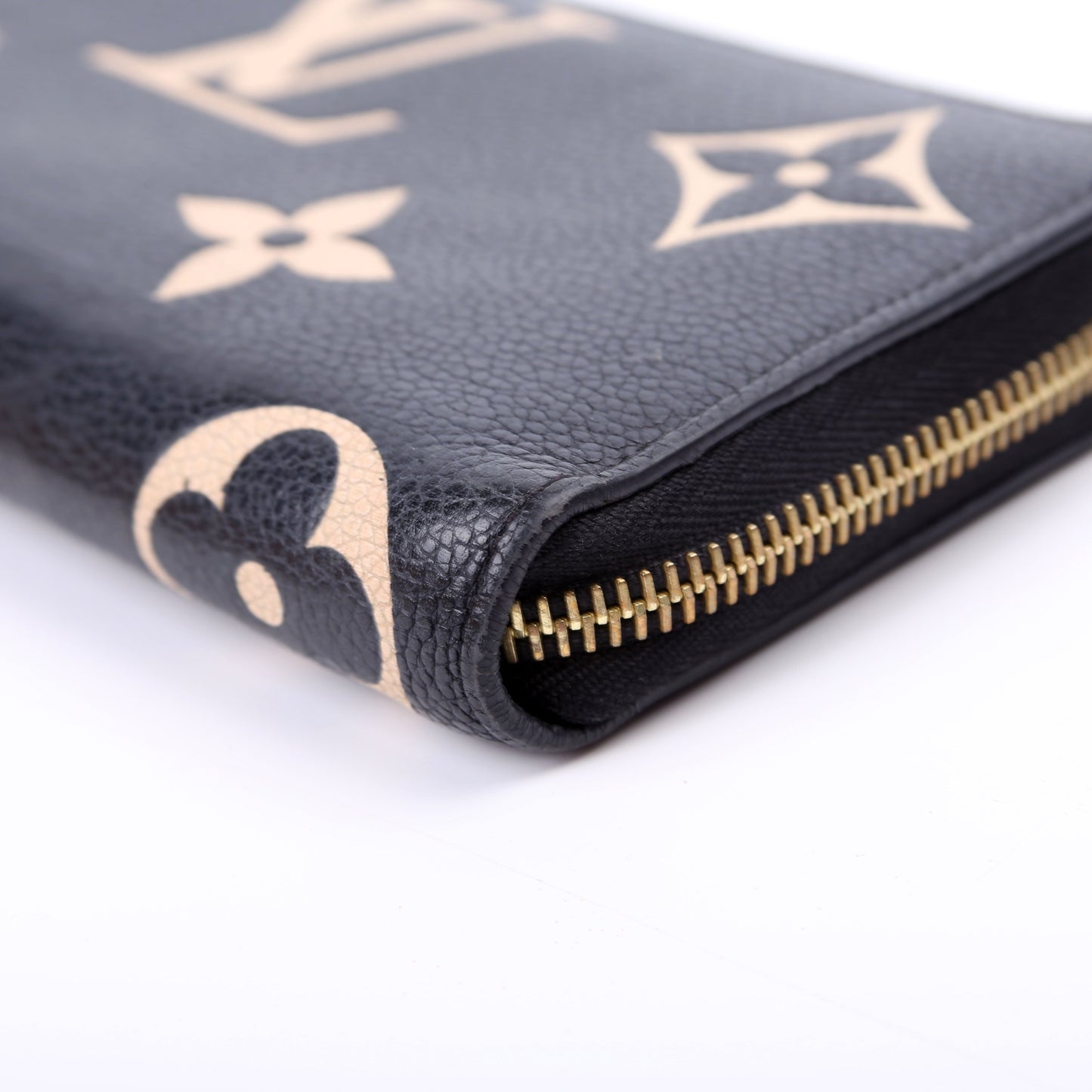 Louis-Vuitton Zippy Wallet Bicolor Empreinte Black