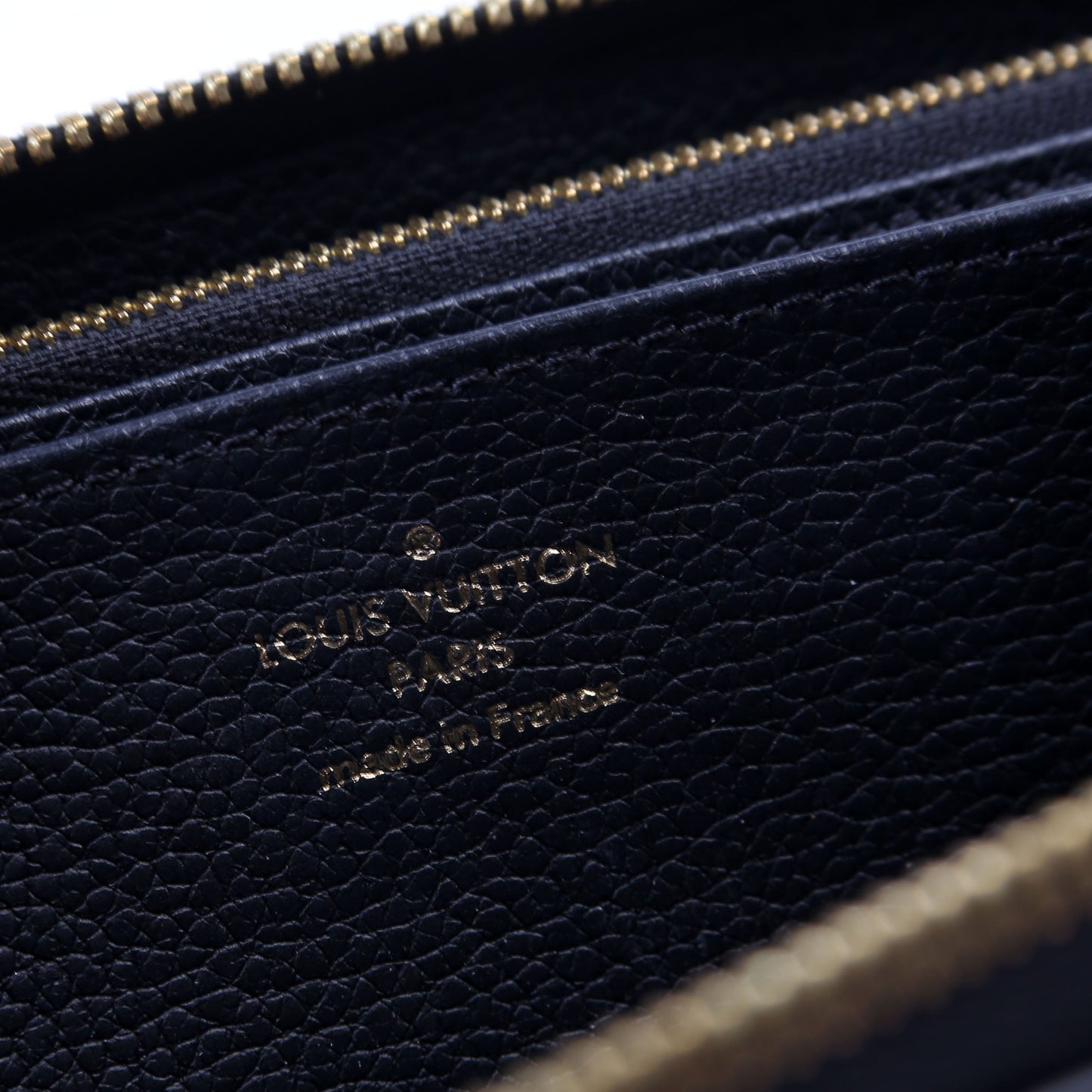 Louis-Vuitton Zippy Wallet Bicolor Empreinte Black