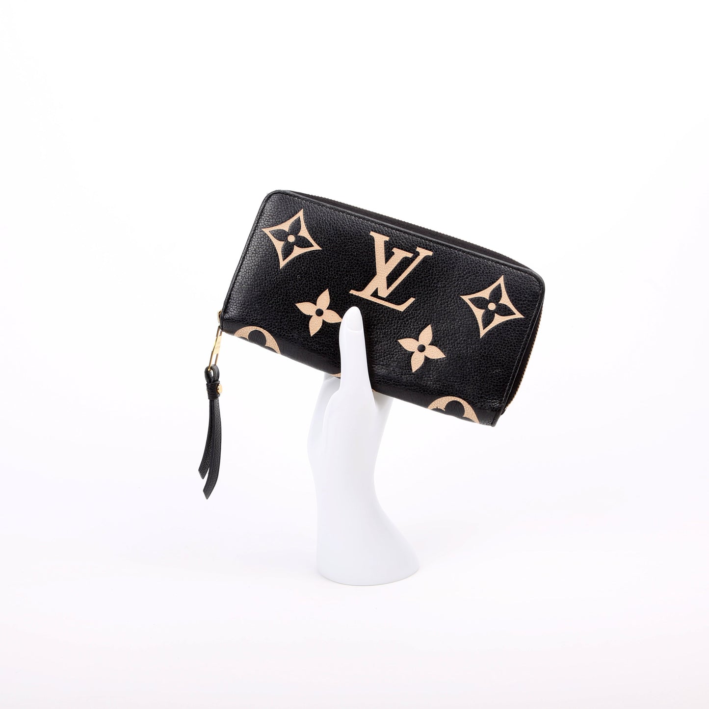 Louis-Vuitton Zippy Wallet Bicolor Empreinte Black