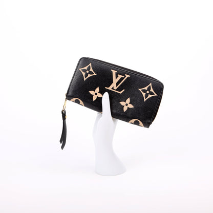 Louis-Vuitton Zippy Wallet Bicolor Empreinte Black