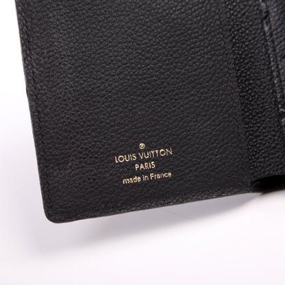 Louis-Vuitton Compact Curieuse Wallet Empreinte Black