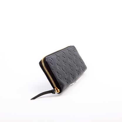 Louis-Vuitton Clemence Wallet Empreinte Black