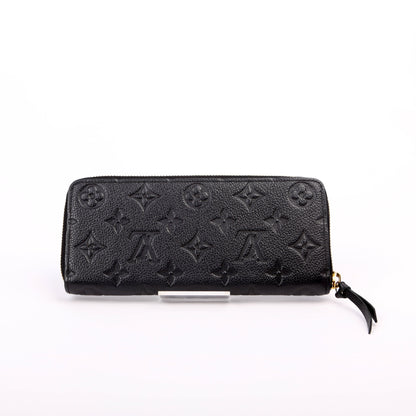 Louis-Vuitton Clemence Wallet Empreinte Black