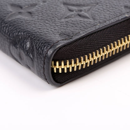 Louis-Vuitton Clemence Wallet Empreinte Black