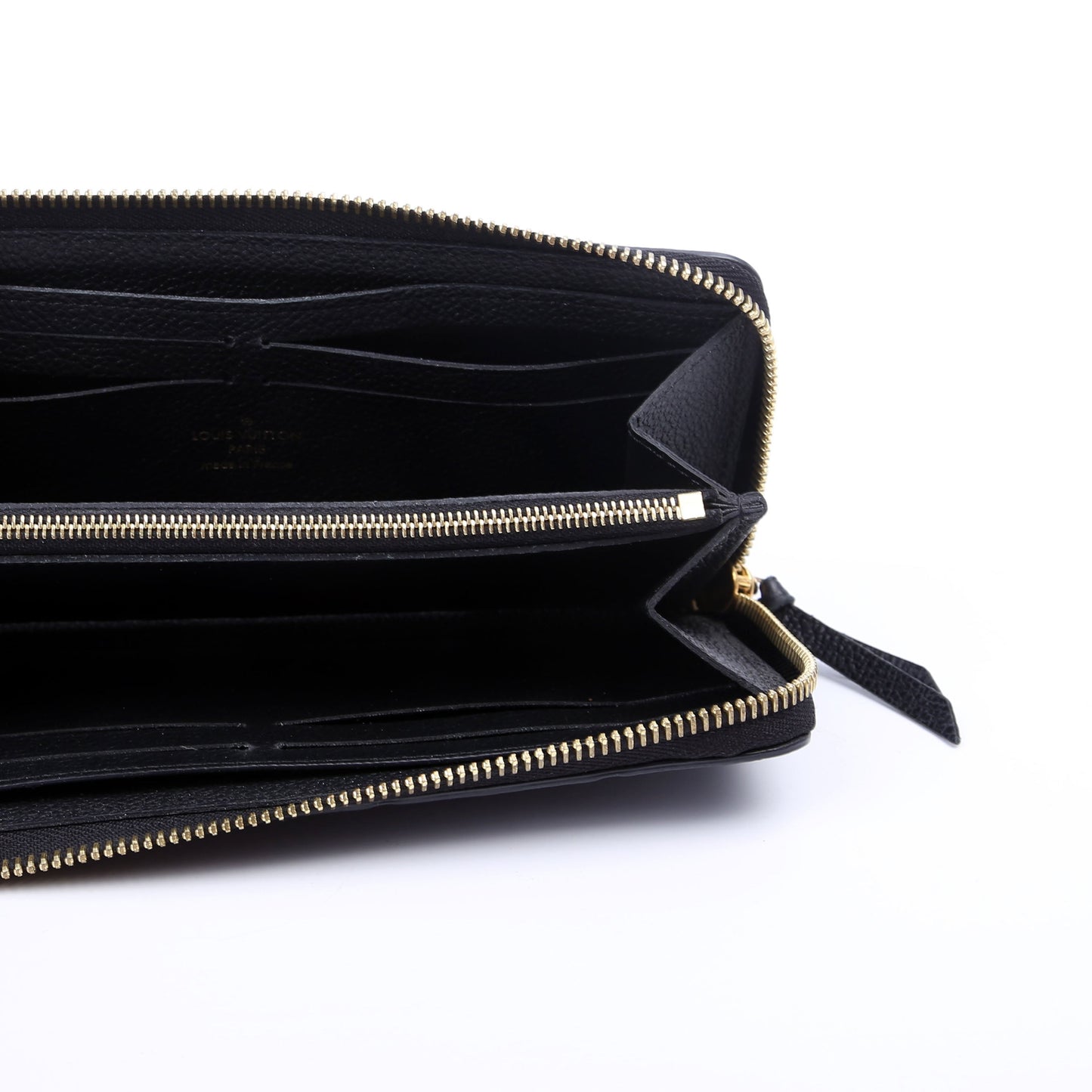 Louis-Vuitton Clemence Wallet Empreinte Black