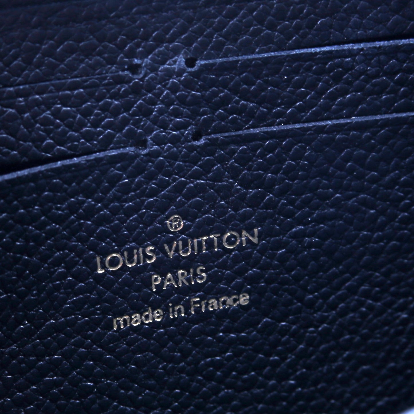 Louis-Vuitton Clemence Wallet Empreinte Black