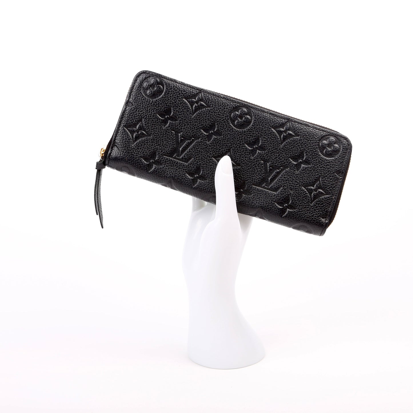 Louis-Vuitton Clemence Wallet Empreinte Black