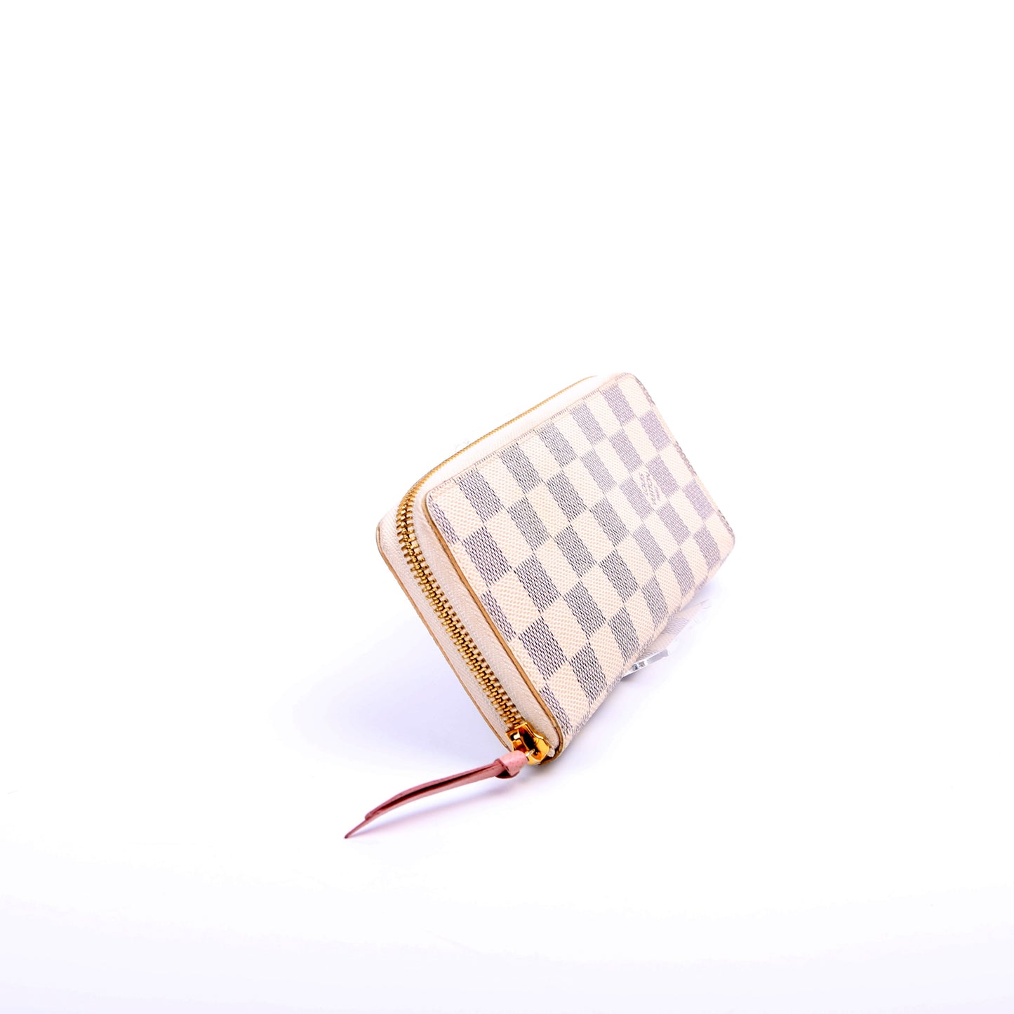 Louis-Vuitton Clemence Wallet Damier Azur Pink