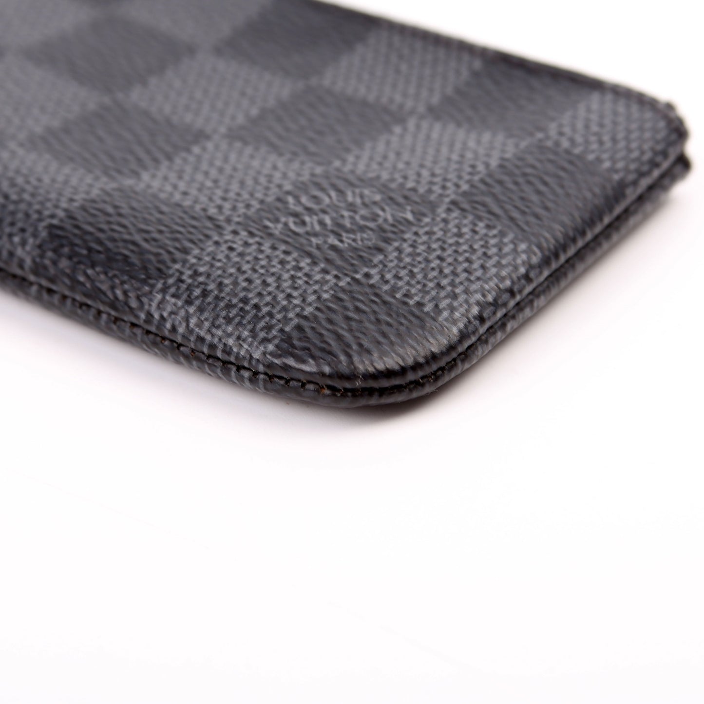 Louis-Vuitton Pochette Cles Damier Graphite