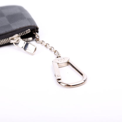 Louis-Vuitton Pochette Cles Damier Graphite