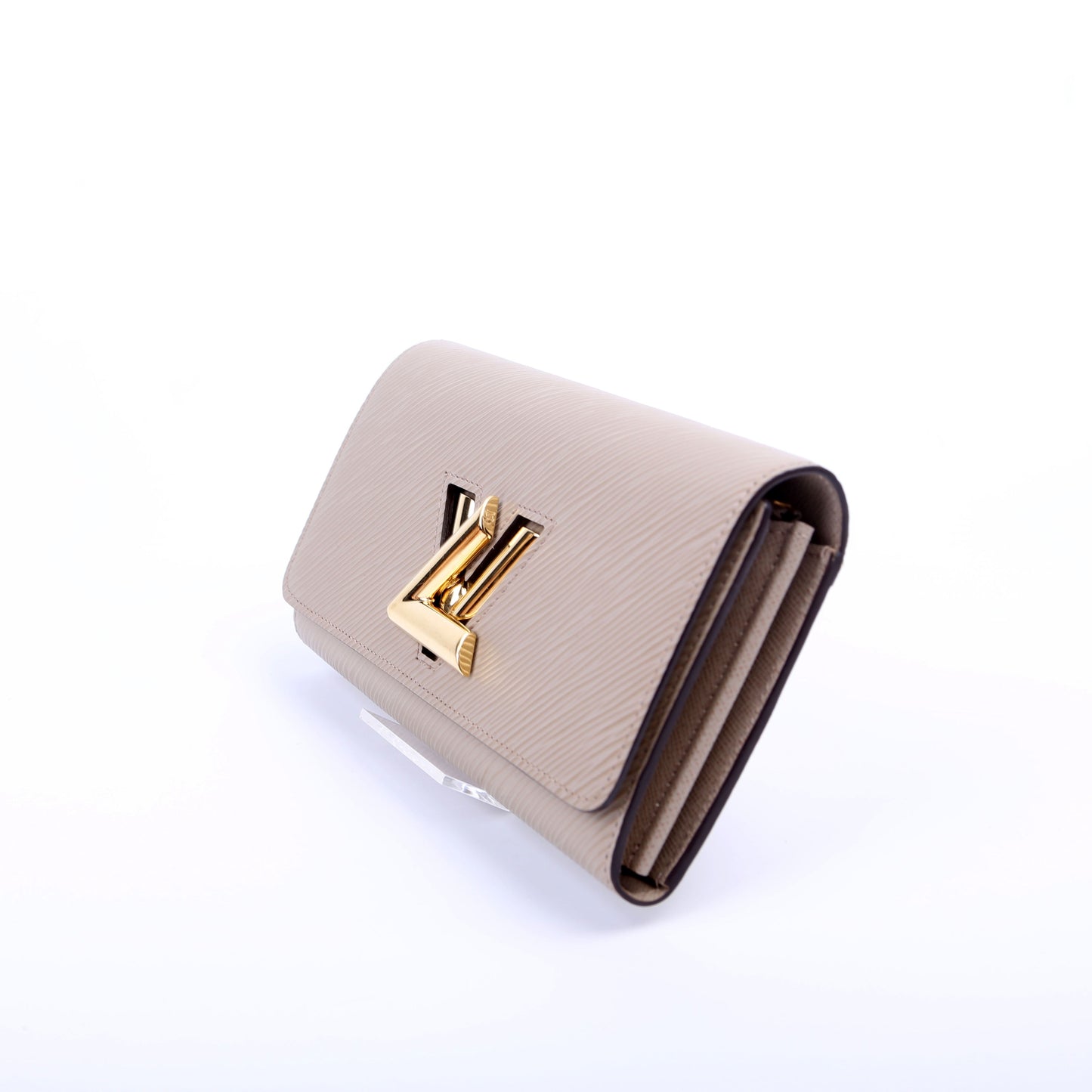 Louis-Vuitton Twist Long Wallet Epi Taupe