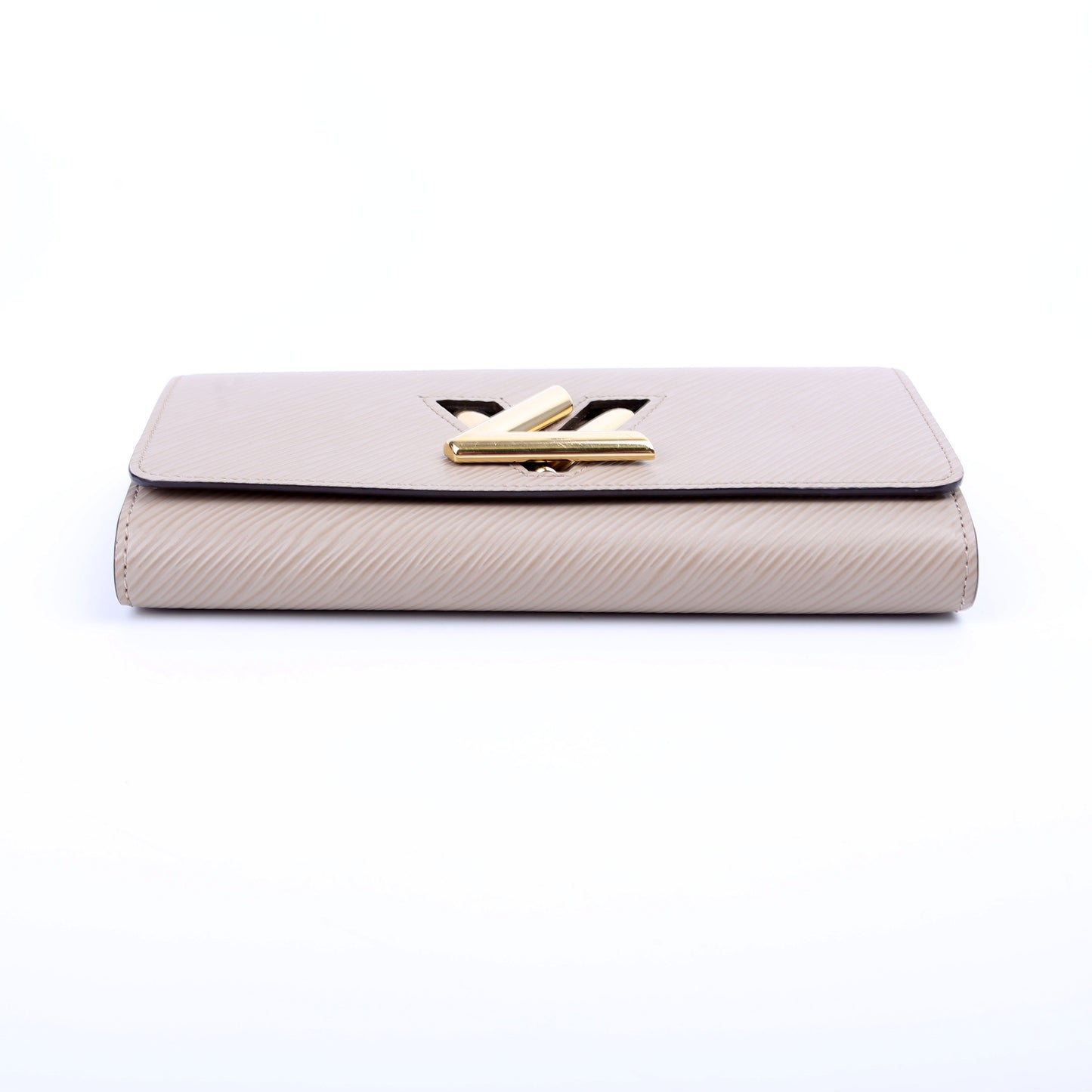 Louis-Vuitton Twist Long Wallet Epi Taupe