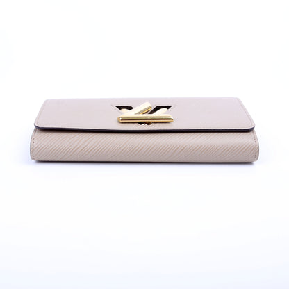 Louis-Vuitton Twist Long Wallet Epi Taupe