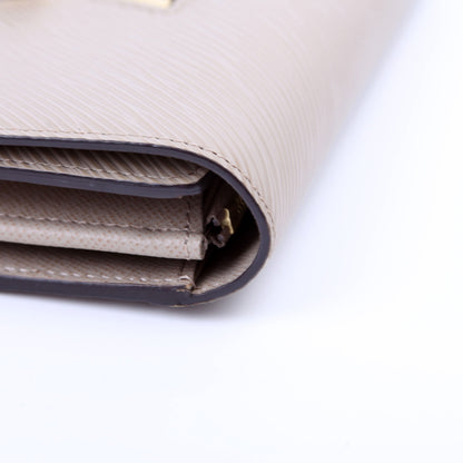 Louis-Vuitton Twist Long Wallet Epi Taupe