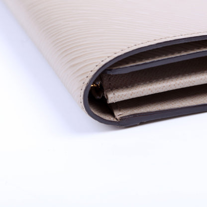 Louis-Vuitton Twist Long Wallet Epi Taupe