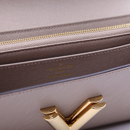 Louis-Vuitton Twist Long Wallet Epi Taupe